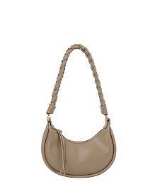 Braided Handle Shoulder Bag