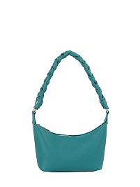 Braided Handle Bucket Shoulder Bag