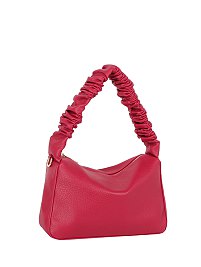 Ruched Handle Shoulder Bag