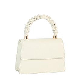Ruched Top Handle Satchel