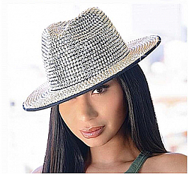 Rhinestone Hats Hats Caps Mezon Handbags