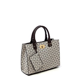  Monogram Satchel & Messenger + Coin Purse Set