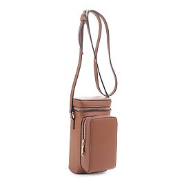 Crossbody Combo Cellphone Holder with Front Zipper