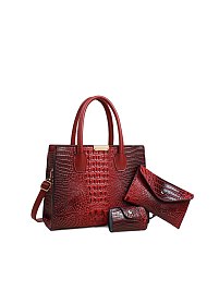 Croc Alligator 3-in-1 Satchel
