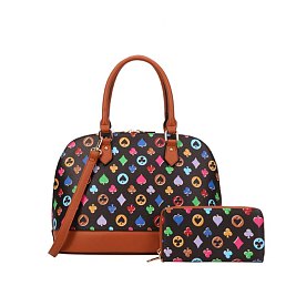 Dome Satchel Set With Wallet