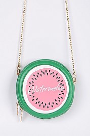 Watermelon Cross Body Clutch