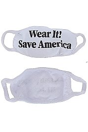WEAR IT! REUSABLE COTTON MASKS