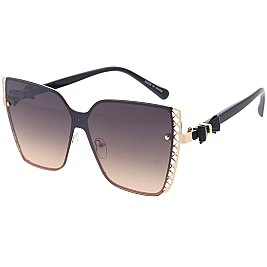 Pack of 12 Ribbon Frame Butterfly Sunglasses