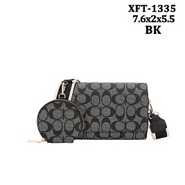 Cross-Body Bag W Coin Purse Pouch Set