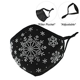 Fashion Snowflake Bling Mask