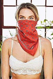 PAISLEY BANDANA FACEMASK