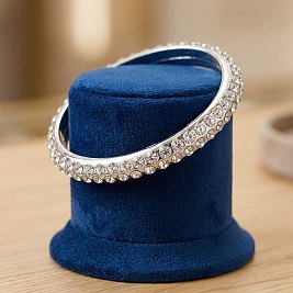 Classic Rhinestone Skinny Bangles