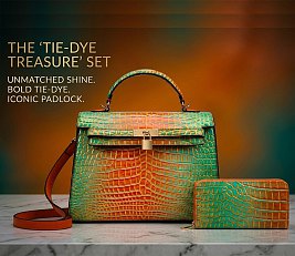 Tie-Dye Classy Flap Satchel