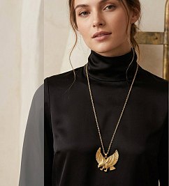 AMERICAN BALD EAGLE PENDANT NECKLACE