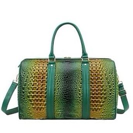 Tie-dyed Crocodile Duffle Bag