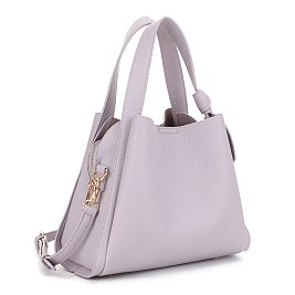 triple compartment lavander satchel