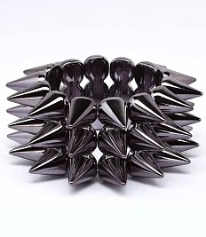 Bracelet Spike Rivet Cone Elastic Cuff