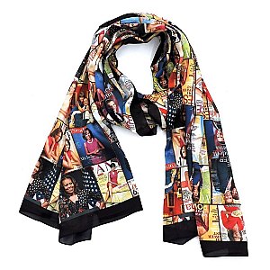 LONG MICHELLE OBAMA SCARF