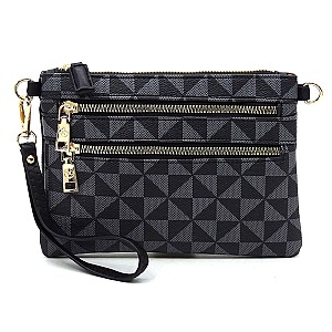 Monogram Multi Zip Messenger Bag