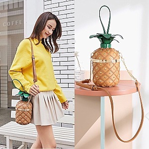 Handmade Crossbody - Satchel Pineapple Bag