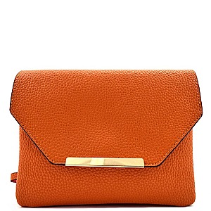 Hardware Metal Accent Multi Compartment Messenger