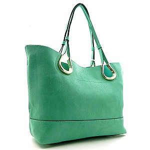 Handle Accented Bag In Bag Tote