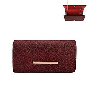 MINIMALIST GLIMMER EVENING BAG