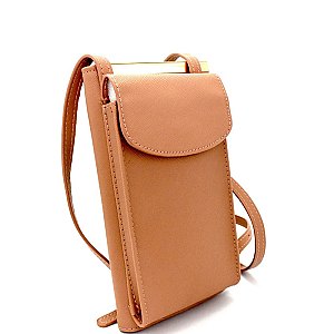 BGW2955-LP Madison West Wallet Compartment Cellphone Holder Cross Body