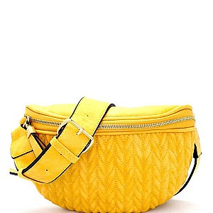 CTJY0017-LP CTJY0017 Chevron Quilted Fashion Fanny Pack