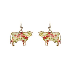 Fashionable Floral Cow Hook Earring SLE0270