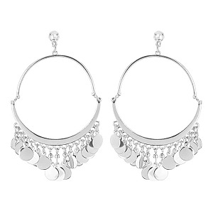 Trendy Hoop Er with Dangly Circles SLE0825