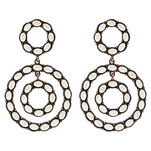 Fashionable Western Style Turquoise Earrings