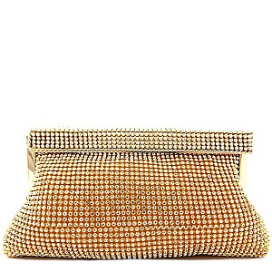 Full Sparkly Crystal Evening Bag Clutch