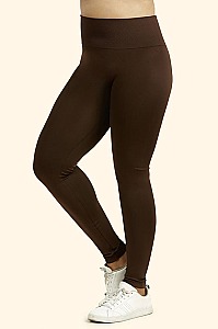 PACK OF 6 PIECES LADIES HIGH WAIST EXTRA-WIDE BAND LEGGINGS PLUS SIZE MUEX907X