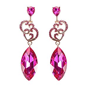 FASHIONABLE LOVE MARQUISE OVAL STONE EARRING SLEY8431