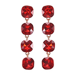 FASHIONABLE PRISM SQUARE STONE EARRING SLEY8435
