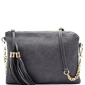 New Asymmetrical Corner Clutch Cross Body