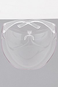 Bikers Large Shield Clear Sunglasses