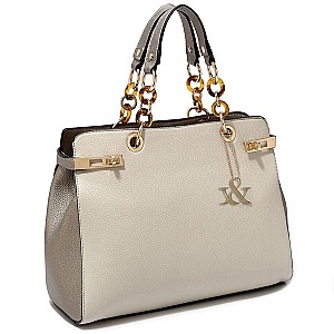 Hue & Ash Chain Handle Satchel