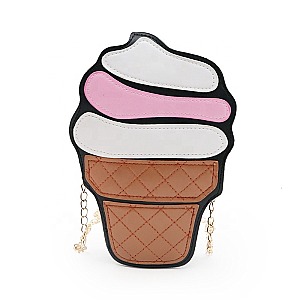 Unique Ice Cream Satchel Crossbody Handbag