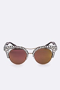 Iconic Austrian Crystal Sunglasses LA14-MSG1058-1