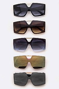 Pack of 12 Pieces Iconic Unibrow Sunglasses LA108-96148