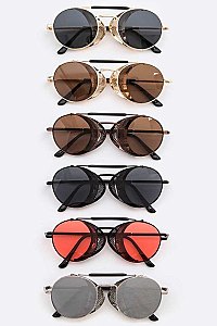 Pack of 12 pieces Iconic Oval Sunglasses LA108-96143