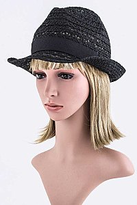 Loose Weaved Fashion Fedora Hat LALOH041