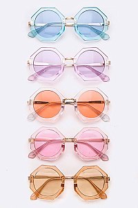 Pack of 12 Pieces Light Tint Iconic Sunglasses LA108-96141C1