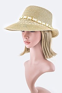 Laced Chain Bow Summer Hat LAHT3150DD