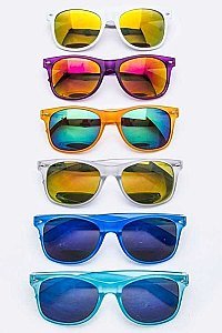 Pack of 12 Pieces Fashion Wayfarer Sunglasses LA113-92846