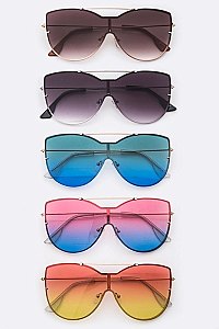 Pack of 12 pieces Top Bar Unilens Iconic Sunglasses LA97-J2493