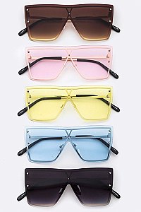 Pack of 12 pieces Iconic Oversize Square Sunglasses LA108-96178