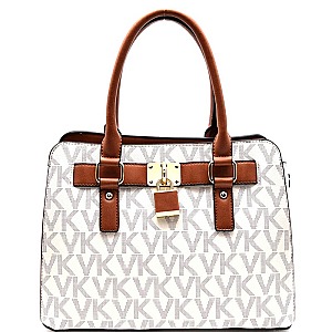KV3734-LP Vera Klaire Logo Padlock Satchel
